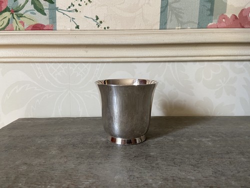 Timbale tulipe métal argenté - timbale,