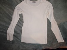 Pull Blanc Acrylique Taille S 
