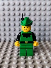 Lego 6066 Minifigures Vintage Forestman Noire Robin Des Bois Vintage Avec...