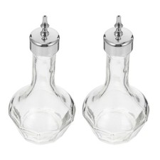 Lot de 2 bouteilles de mélange à cocktail en verre de 50 ml, vides, pour vin