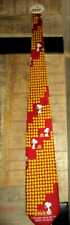 Ancienne cravate Snoopy&cookies -100% Soie -Peanuts années 90
