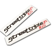 Street Triple 765 Rs Noir Et Rouge Graphique Stickers Décalques 2 Sur Vinyle