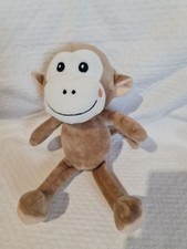 Doudou Peluche Singe Brun et Beige Arthur et Lola Neuf 