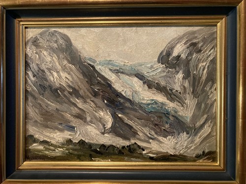 Peinture huile 1960 paysage - huile,