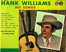 HANK WILLIAMS & DRIFTING COWBOYS  25CM  M-G-M  " HIT SONGS "  [Japon]
