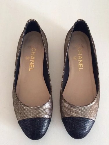 Ballerines tissu chanel eu - ballerines,