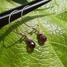 boucles d'oreilles en pierre