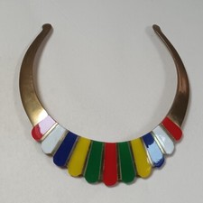 Collier torque Vintage en laiton années 70/80
