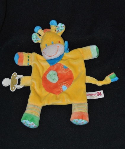Doudou plat vache girafe - ,