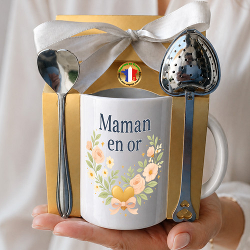 Coffret mug maman - coffret, or