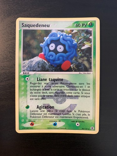 Carte pokémon saquedeneu - carte,