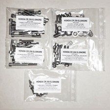 HONDA CR 250 M ELSINORE 1973-1976 Kit vis BTR inox moteur complet CR250 CR250M