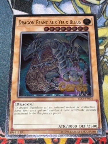 Carte dragon blanc - carte,