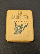 Paquet Cigarettes Kraft GAULOISES Caporal 1944 french pack original WW2
