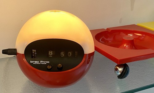 Lampe réveil boule design - réveil,