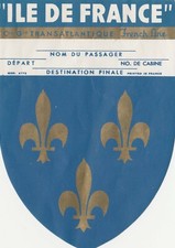 Paquebot ILE de FRANCE -