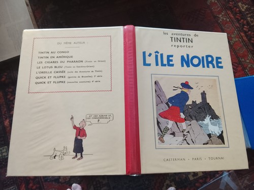 Tintin fac similé ile - , l'ile
