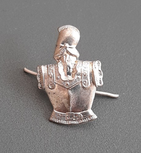 Insigne ancien génie argenté - génie,