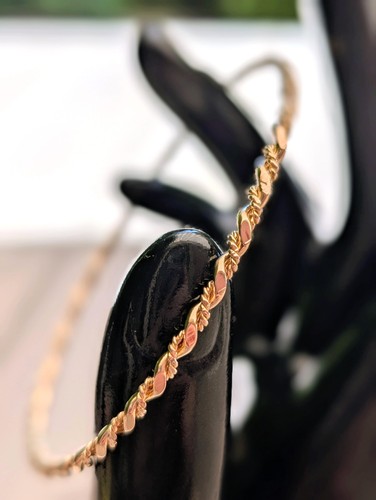 Bracelet jonc fin mailles