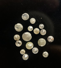 Naturel Diamant Lot Rond Rose