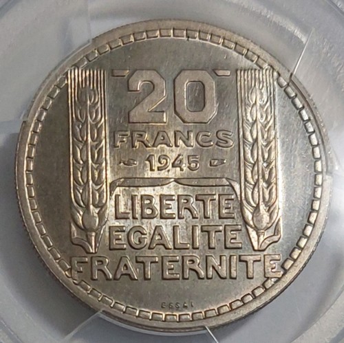 France rare francs 1945 - rare,