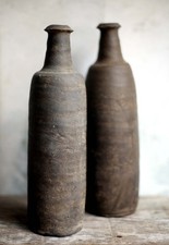 2 Antique Bottles Rustic