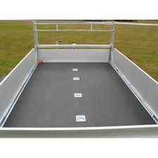 Attache d'ancrage au sol pour remorque fourgon avec anneau en D intégré en aci