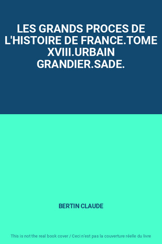 Les grands proces - les, de