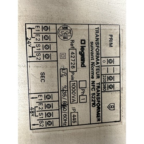 Transformateur legrand 42726 - transformateur,
