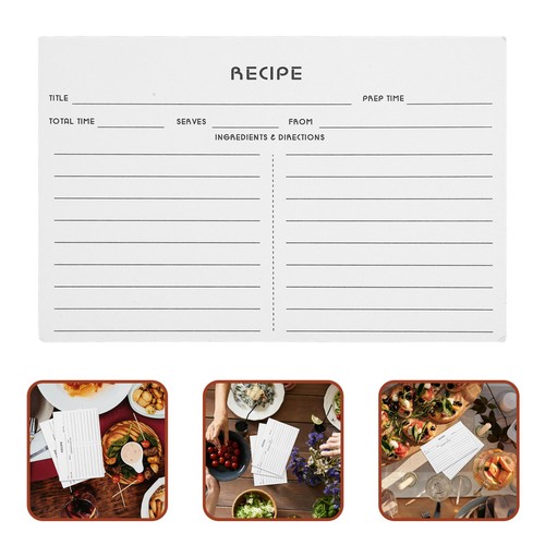Pcs papier à recettes - ,