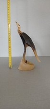 Oiseau  de 22 cm de haut  Corne de vache