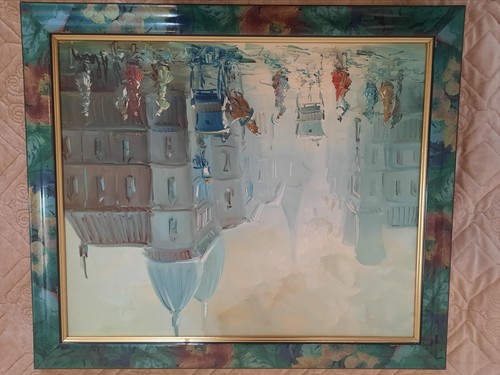 Tableau alain rue paris - alain,,