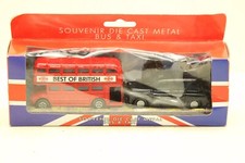 Souvenir Die CAst Metal - Bus et Taxi Anglais - 1:43 ? - NEUF