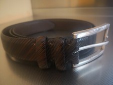 Leather island belt by Bill