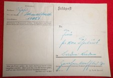 Postkarte Carte postale Allemande WW2  - Correspondance du Landser du 12/06/1942