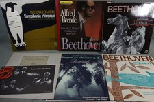 Lot x6 disques vinyles 12" 33 tours Beethoven Symphonie n°3-5-6-7 Alfred Brendel