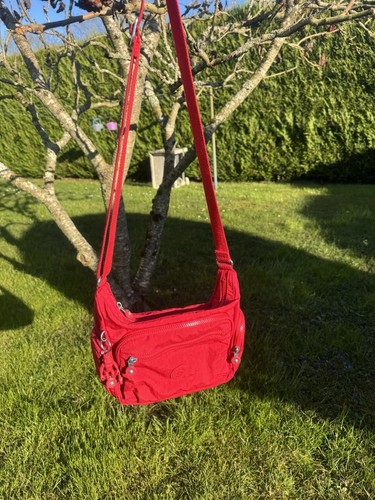 Sac kipling rouge gabbie red - sac,