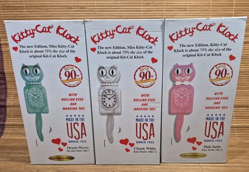 Kitty cat klock 3 4 - kitty,