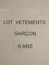 A SAISIR LOT VETEMENTS GARCON