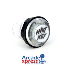 Bouton bouton-poussoir HOT KEY arcade éclairé DEL translucide blanc bouton Ba...