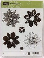 Stampin Up Pétale Pot-Pourri Transparent Fixation Tampons Neuf Fleur Floral