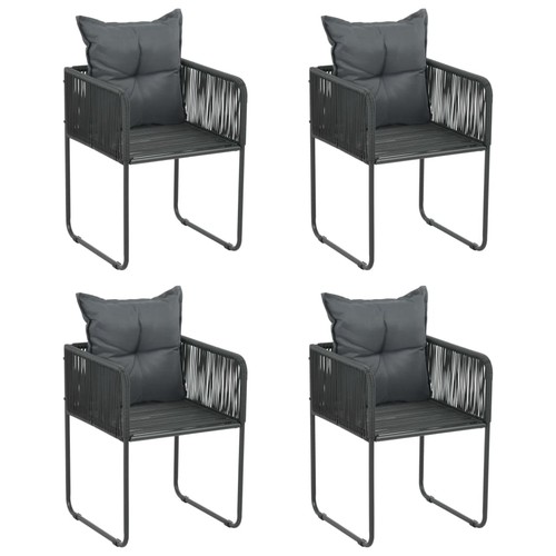Chaises extérieur avec - 4x, d'extérieur