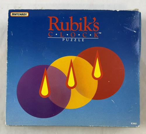 Matchbox rubik clock puzzle - clock,