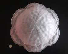 ANCIEN PLAFONNIER ART DÉCO SIGNÉ DEGUÉ VERRE MOULÉ PRESSÉ