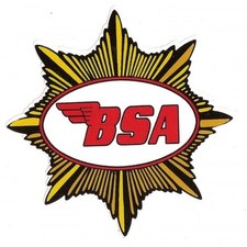 BSA Star Sticker laminated