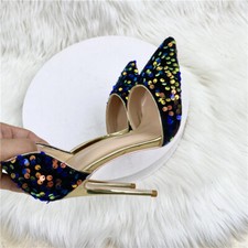 Talons hauts Escarpins Talon mince 12-10-8CM Loisirs élégants de 33 a 45