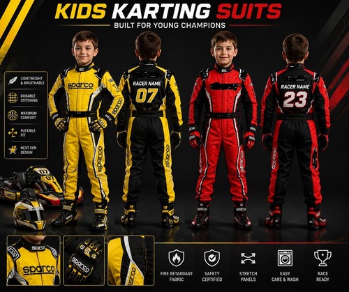 Kids karting suits cik fia - kids,