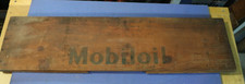 Ancienne facade de caisse de bidon d' huile AUTOMOBILIA MOBILOIL 88cm (7)