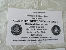 Glen Ellyn Rare Tickets George