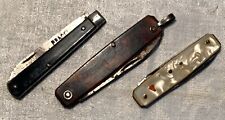 3 Couteaux de poche pliant 1 Pradel et 2 sans marque